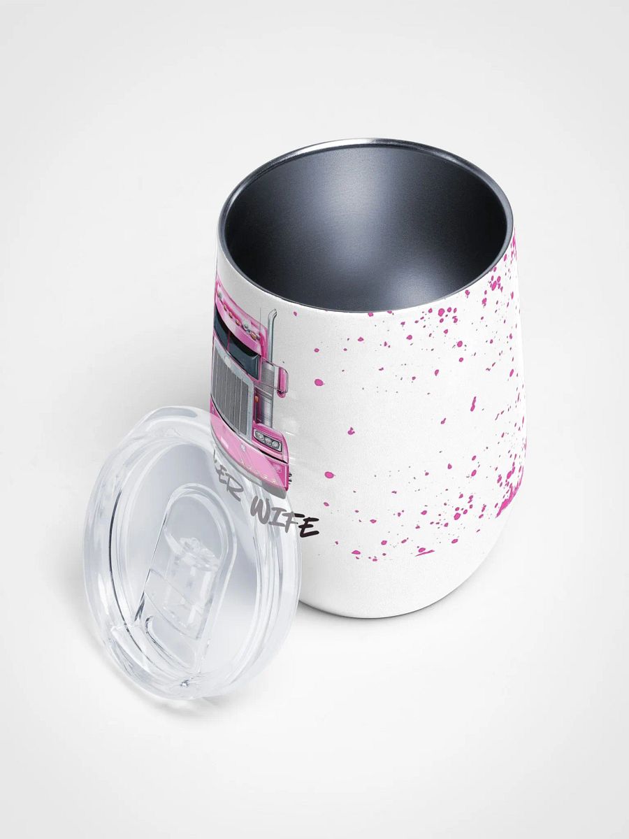 Trucker Wife Wine Tumbler product image (3)