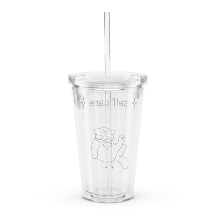 Self Care Manul - Transparent Cup & Straw product image (2)