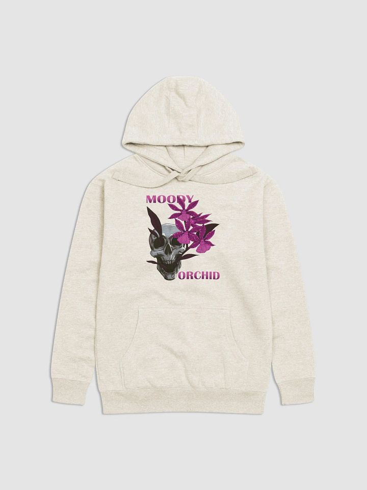 Moody Orchid Skull & Magenta Floral Hoodie product image (1)