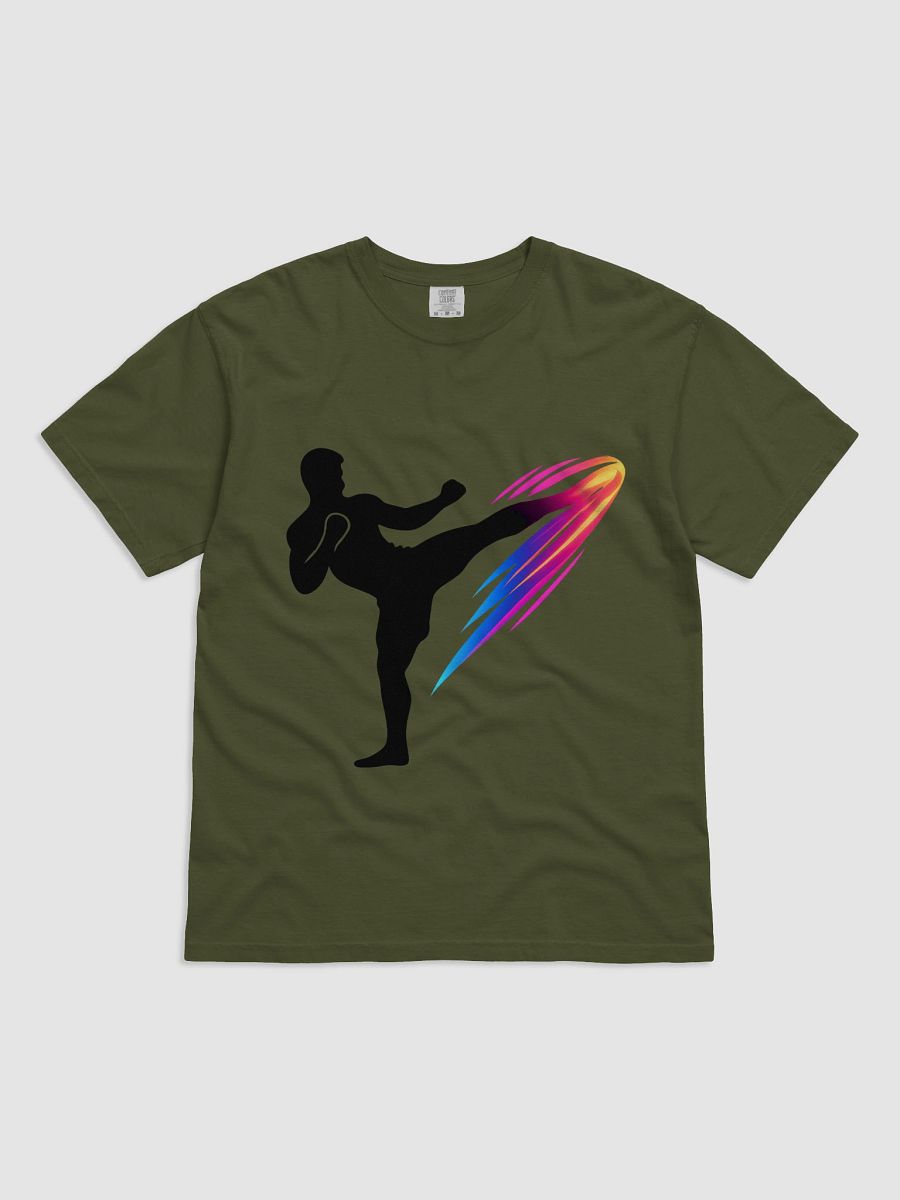 Kick Boxing Vibrant Number 2 Brush Stroke T-Shirt product image (4)