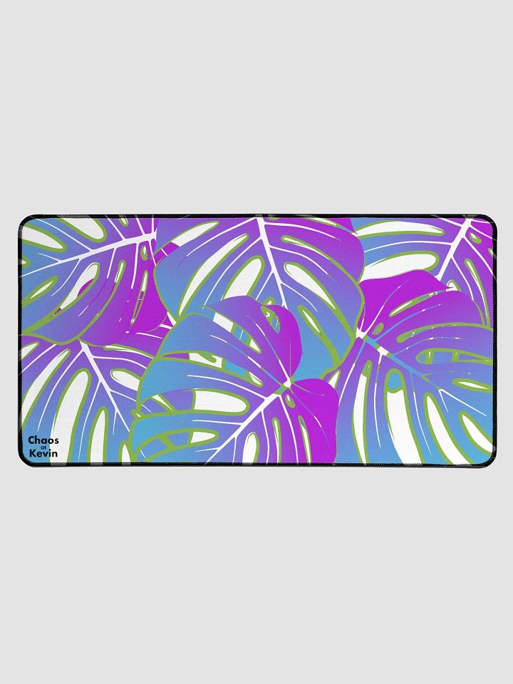 Vibrant Monstara Leaf Desk Mat product image (1)
