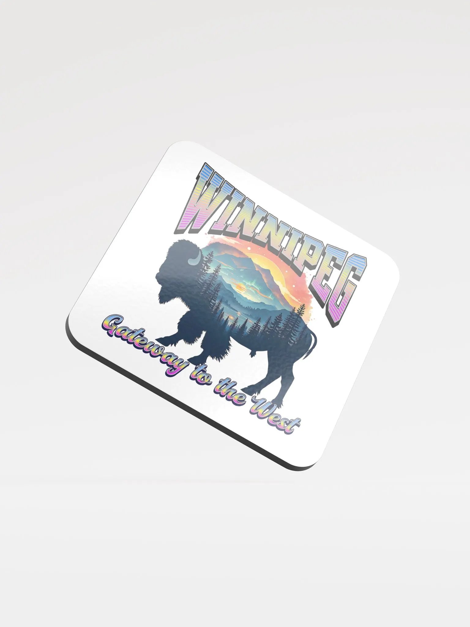 Winnipeg Gateway To The West Bison Gateway Coaster product image (2)