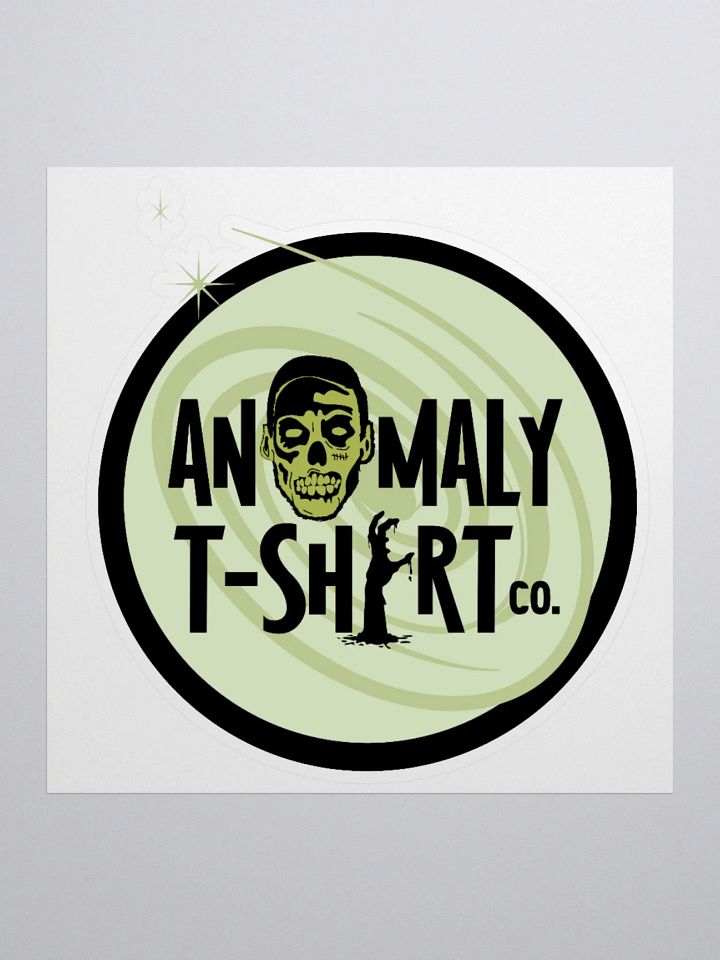 Green Zombie Kiss Cut Stickers product image (2)