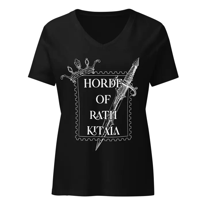 Rath Kitala Bella+Canvas Women's Relaxed V-Neck T-Shirt product image (9)