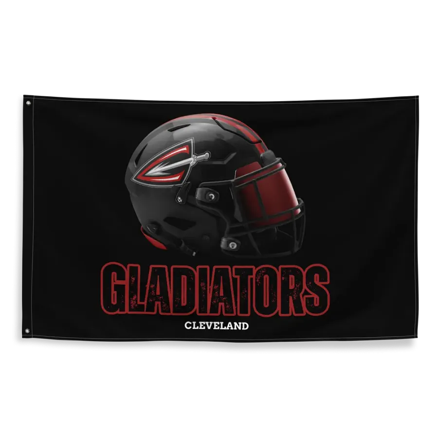 Cleveland Gladiators Team Flag product image (2)