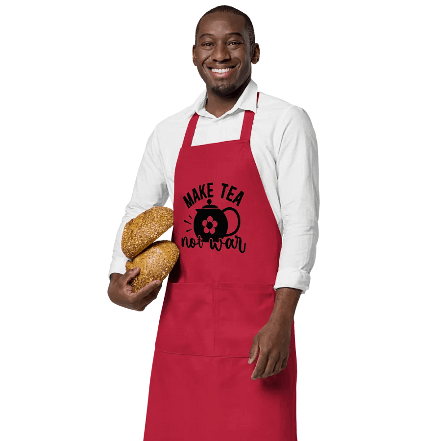 Shef's Choice Apron Make Tea not War product image (7)