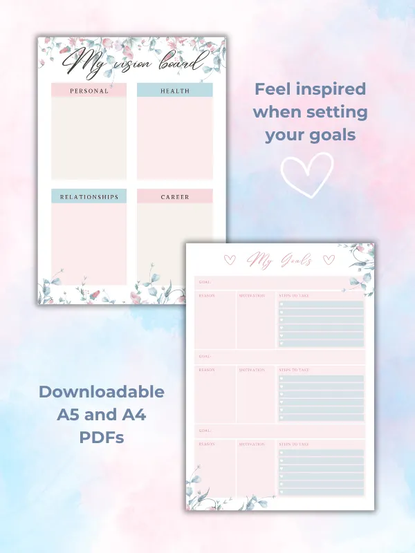 Vision Board & Goal Planning PDF product image (1)