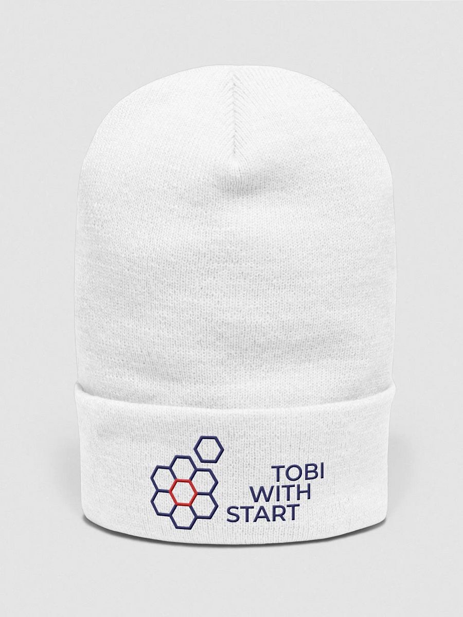 Knit Beanie White product image (1)