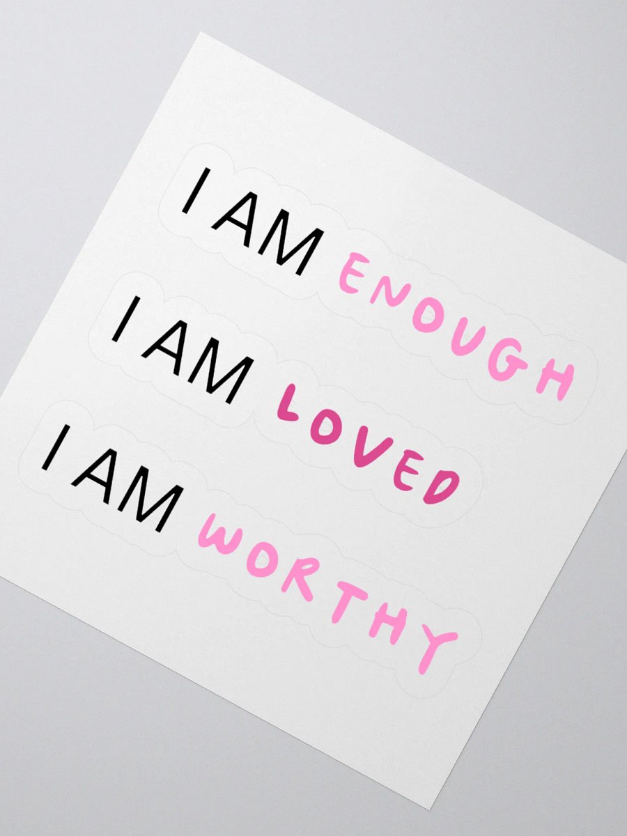 I am loved sticker product image (5)