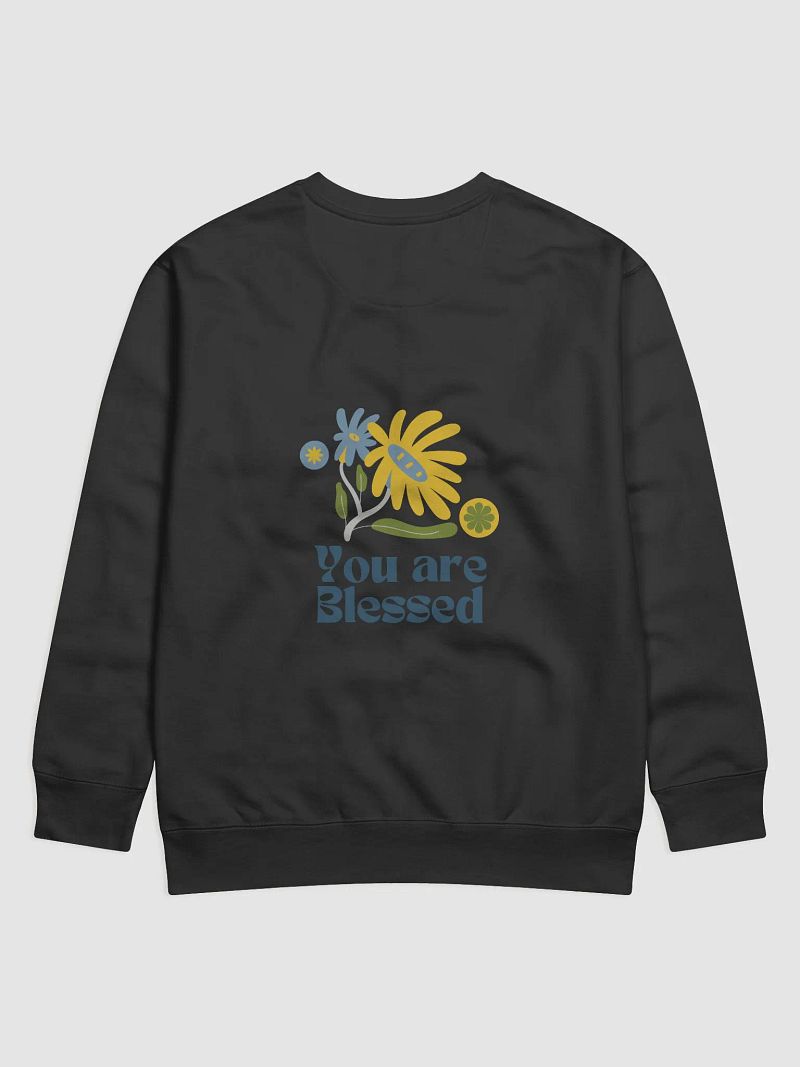 Blessed Floral Glitch Sweatshirt