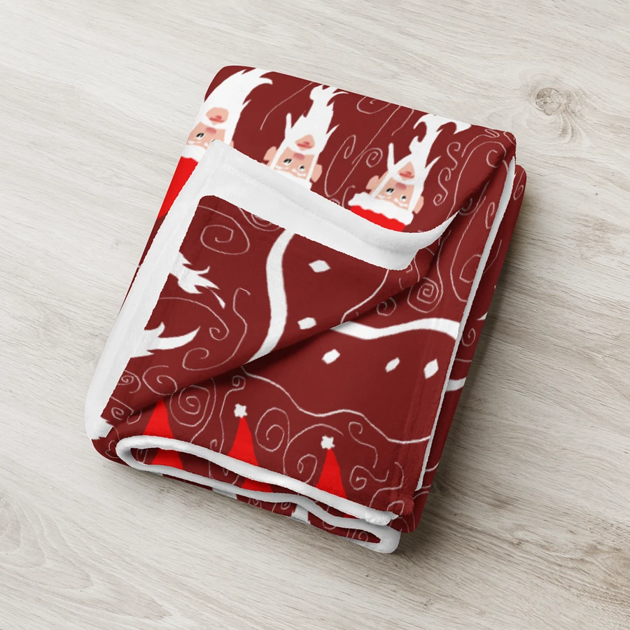 Bearded Santa Pattern Throw Blanket product image (18)