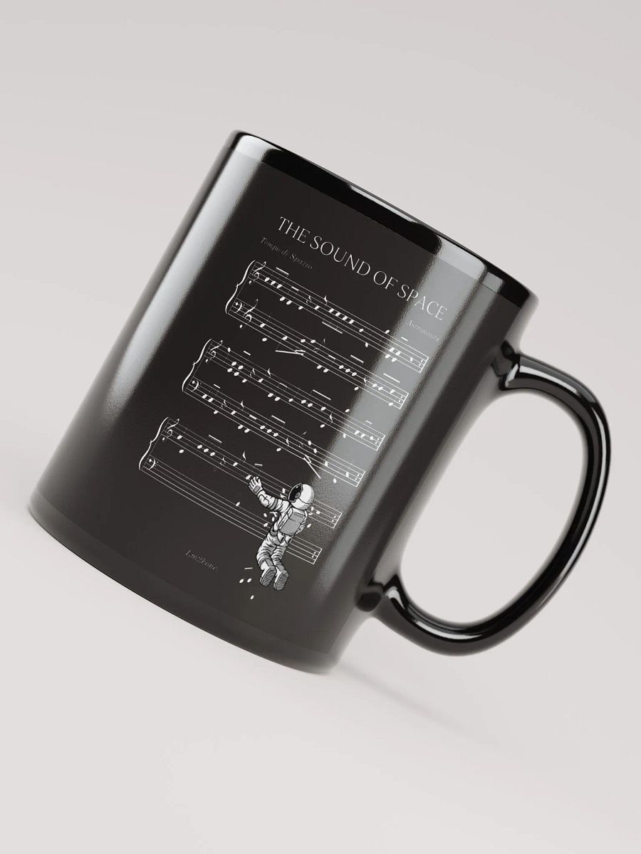 The Sound of Space - (Black Version) Mug product image (8)