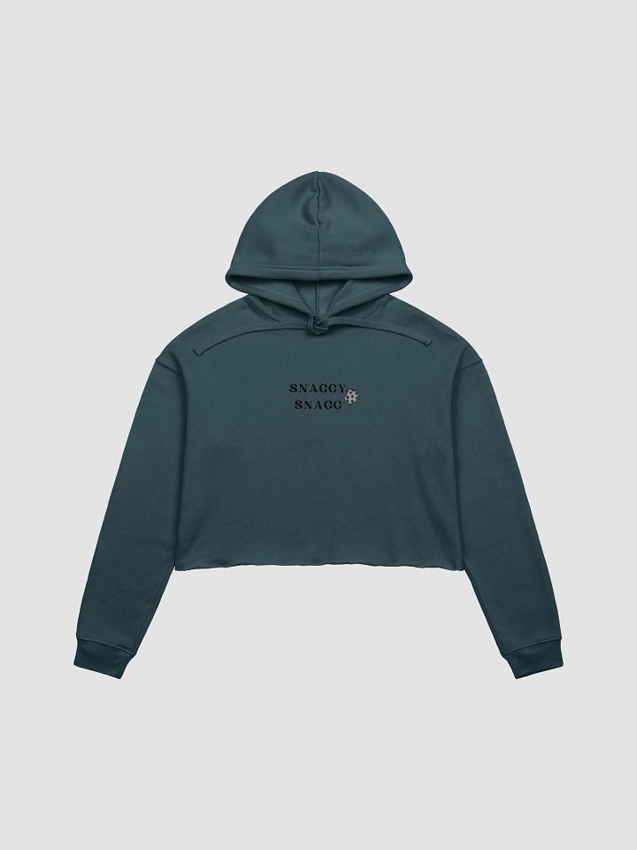 Printed Snaccy Snacc Cropped Hoodie product image (1)