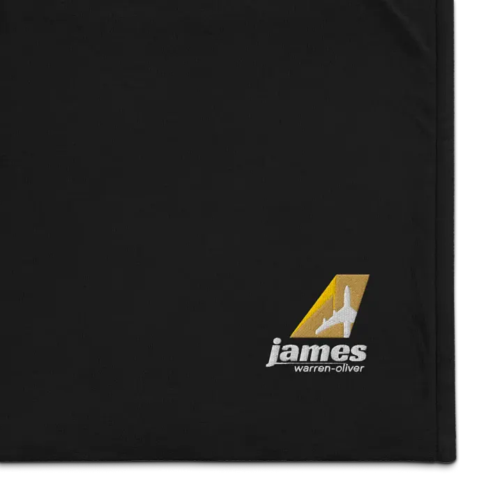 Luxury First-Class Flight Blanket - James Warren-Oliver Two-Tone Gold Tailfin product image (1)