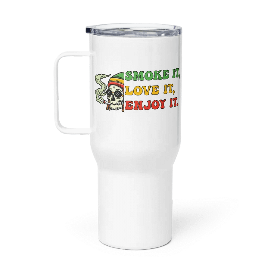 Smoke It, Love It, Enjoy It - Travel Mug w/ Handle product image (1)