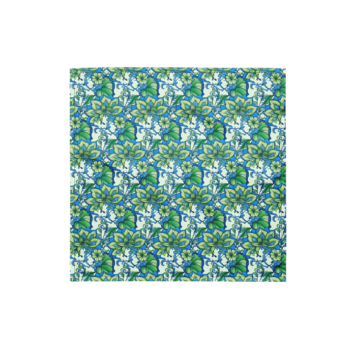 Cool Blue Florals - Bandana product image (1)