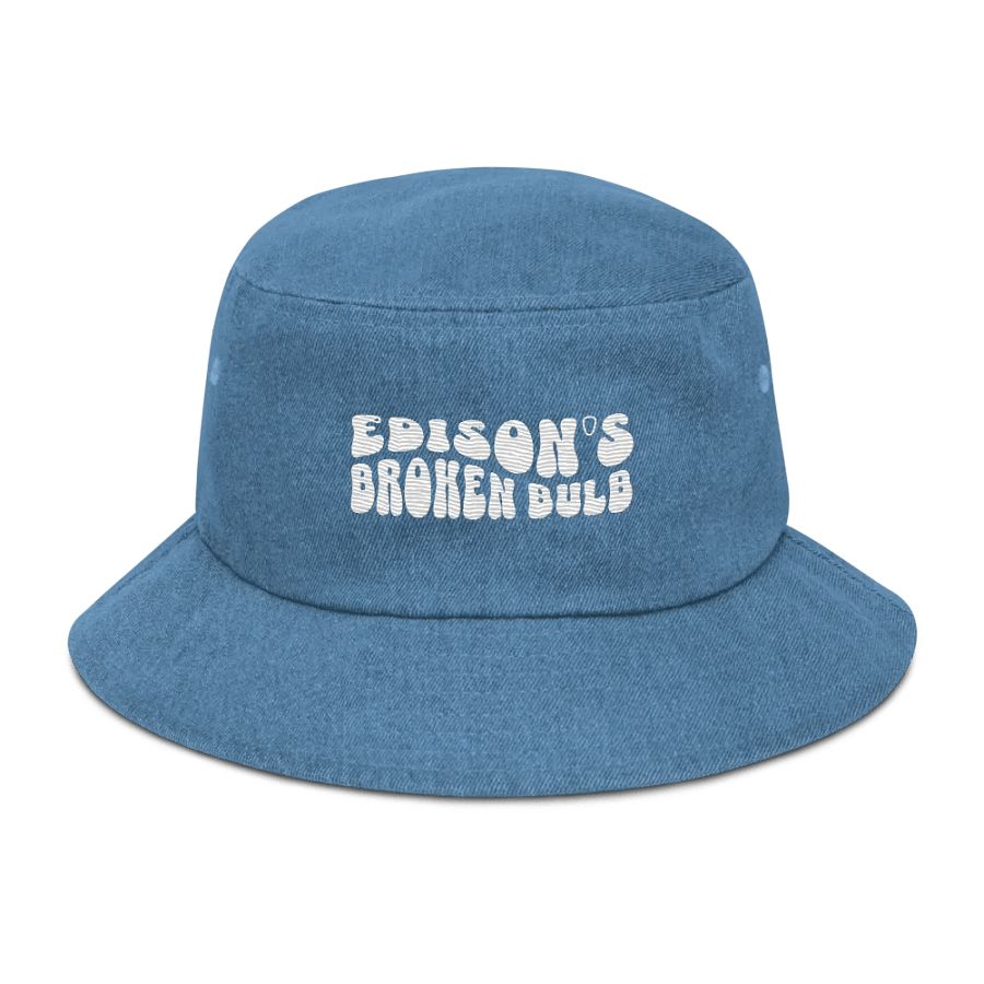 Edison's broken bulb - Colored (Denim Bucket Hat) product image (1)