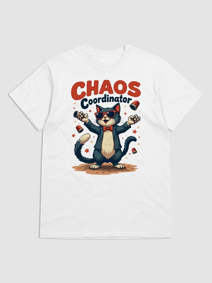 Chaos Coordinator Cat T-Shirt product image (9)
