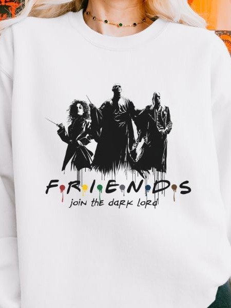 Friends join the Dark Lord Halloween Fall Sweatshirt product image (24)