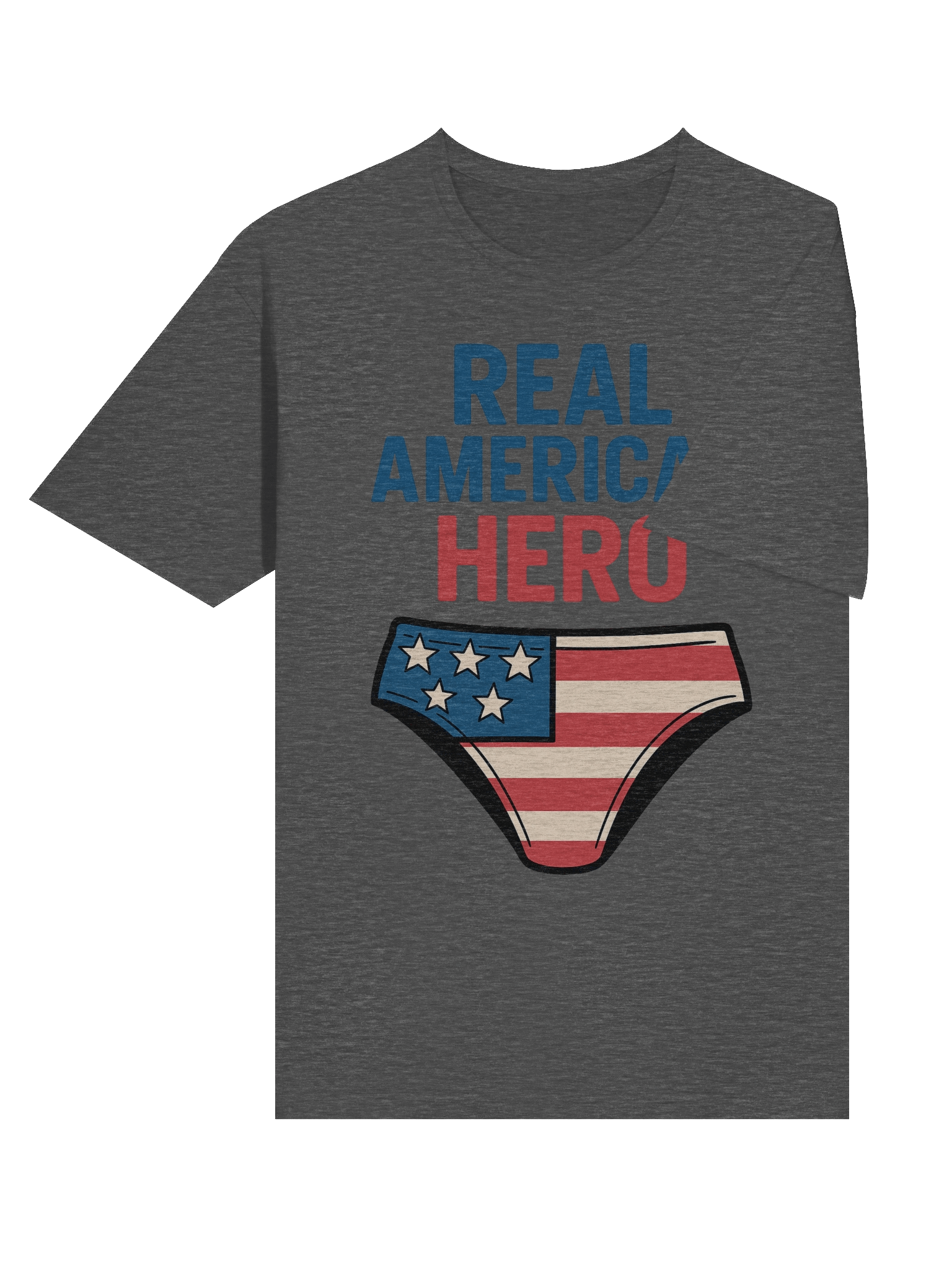 Real American Hero T-Shirt – Funny American Flag Speedo & Aviators Meme Tee product image (6)