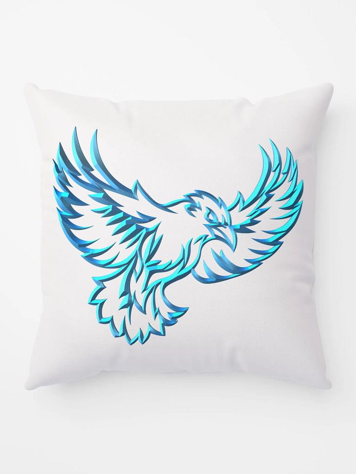 Raven Outline Throw Pillow product image (1)