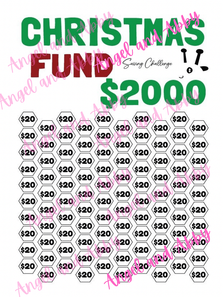 Christmas Fund Savings Challenge product image (1)