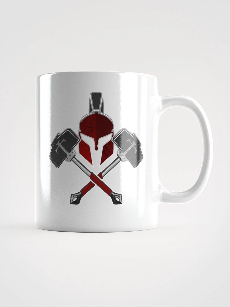 White Mug: Helmet-Logo product image (2)