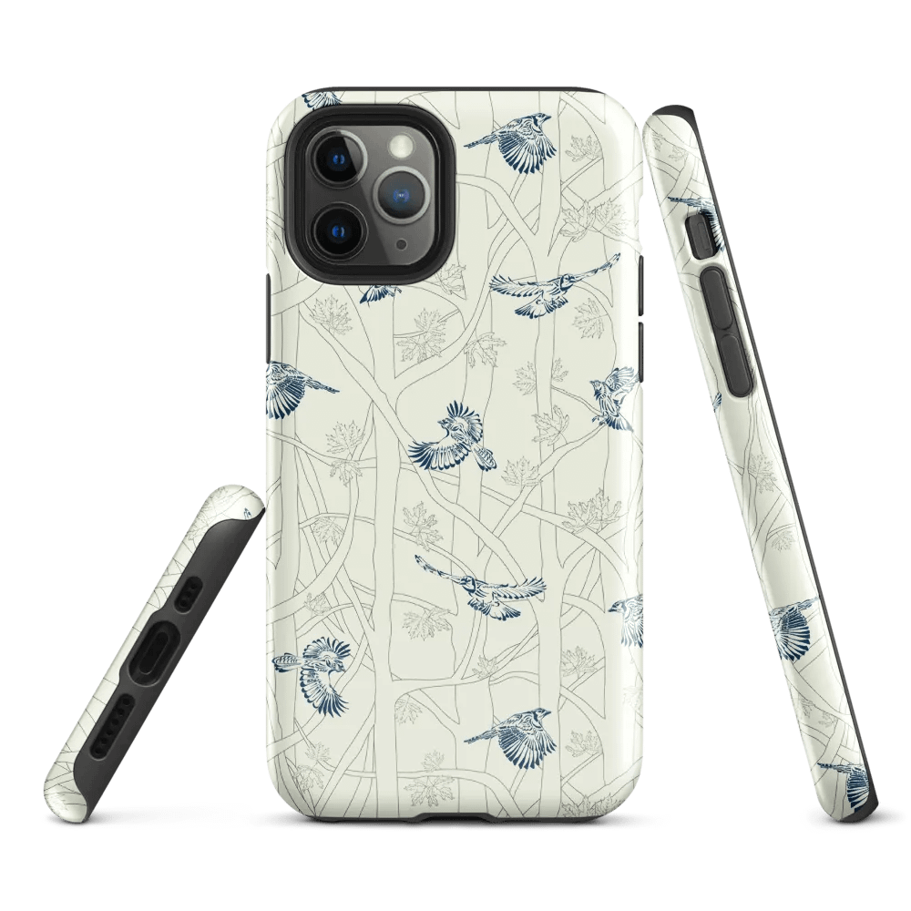 Jabbering Jays Forest iPhone® Tough Case product image (1)