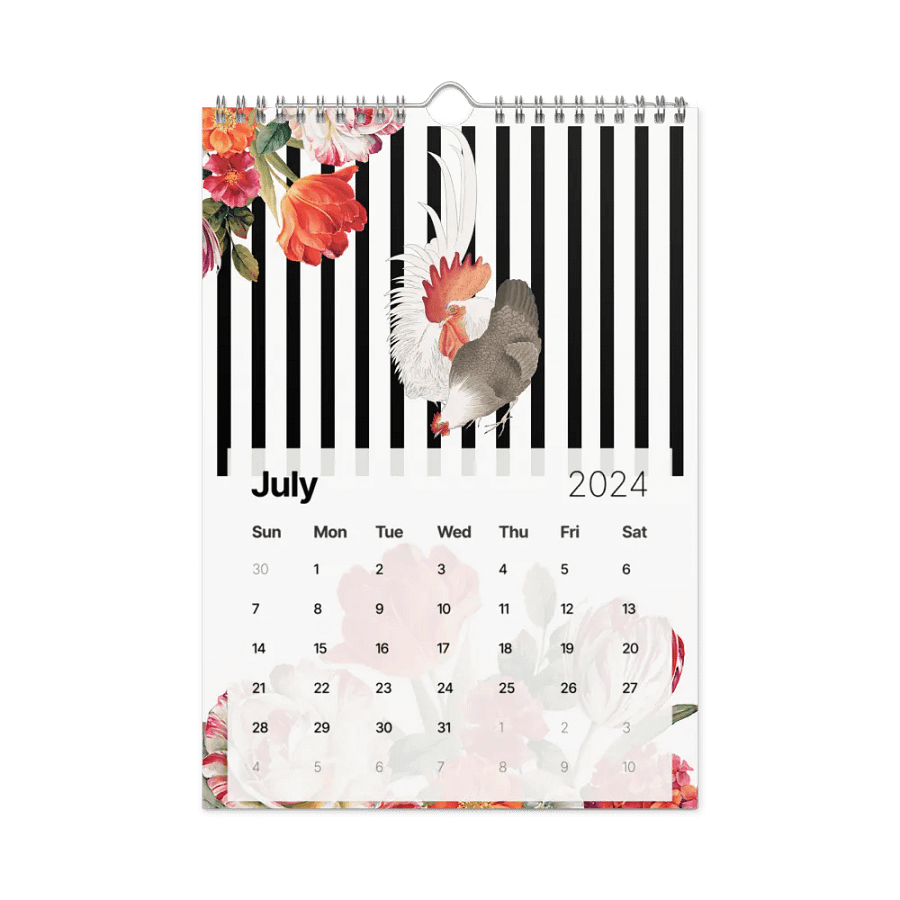 Rooster Collection 2024 Wall Calendar product image (12)