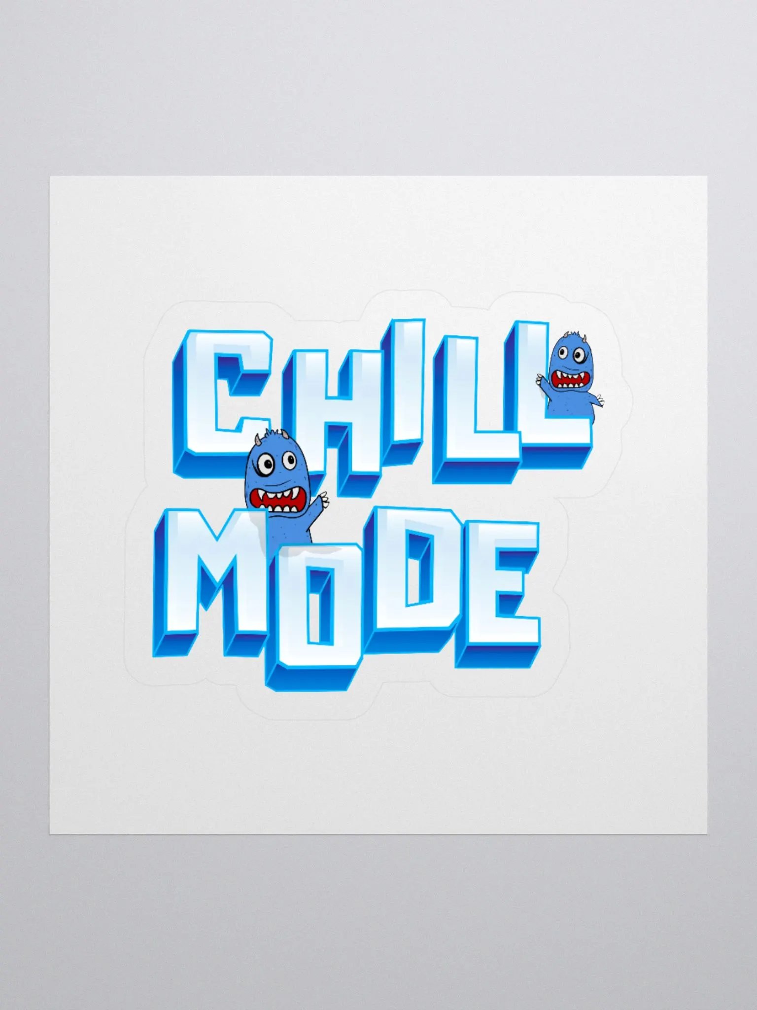 Chill Mode Creatures Kiss Cut Stickers product image (2)