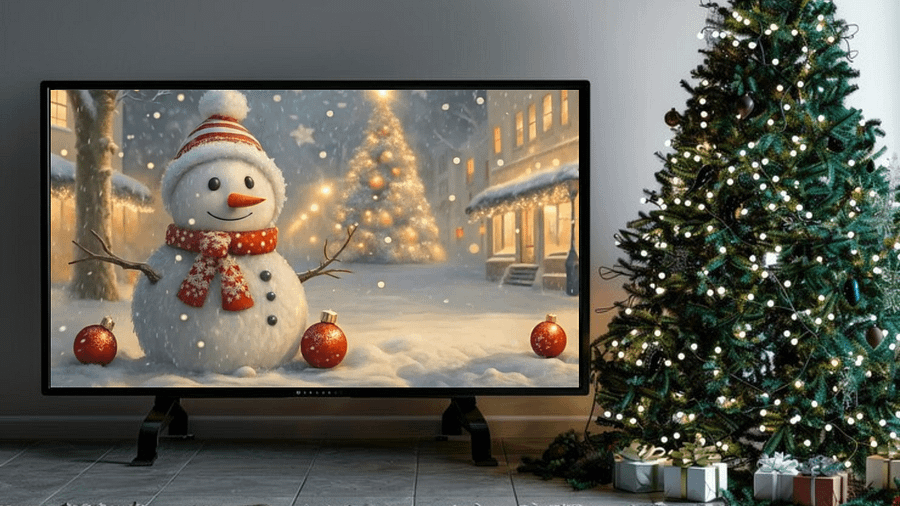 The Snowman’s Festive Wonderland Christmas in the Village - Frame TV product image (5)