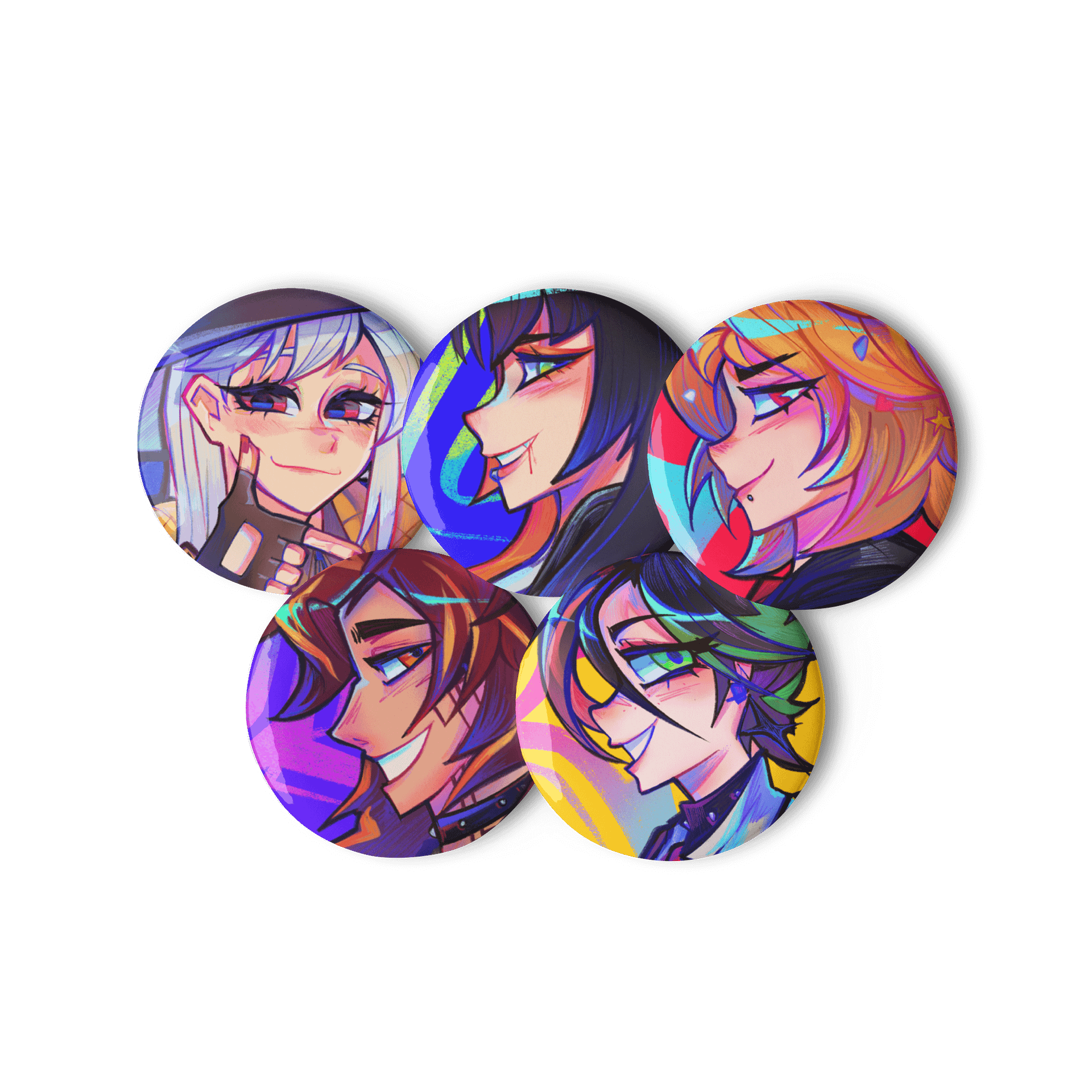 THE HIGH STAKES CLUB - BUTTON PINS product image (2)