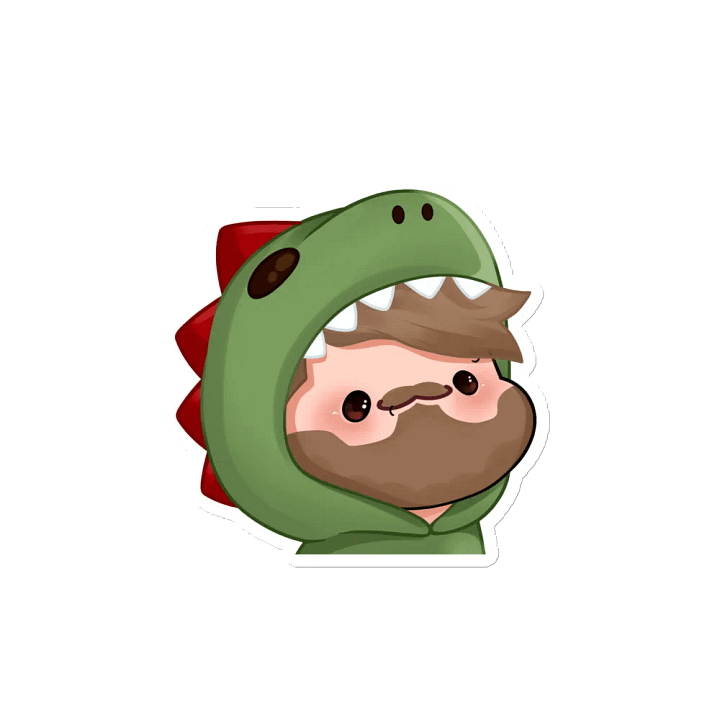 Dino Onesie Magnet product image (2)