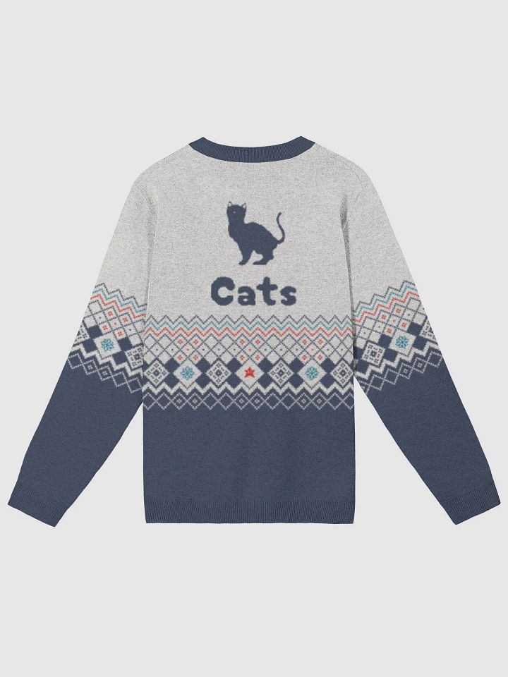 Cozy Cat-Themed Nordic Sweater product image (8)