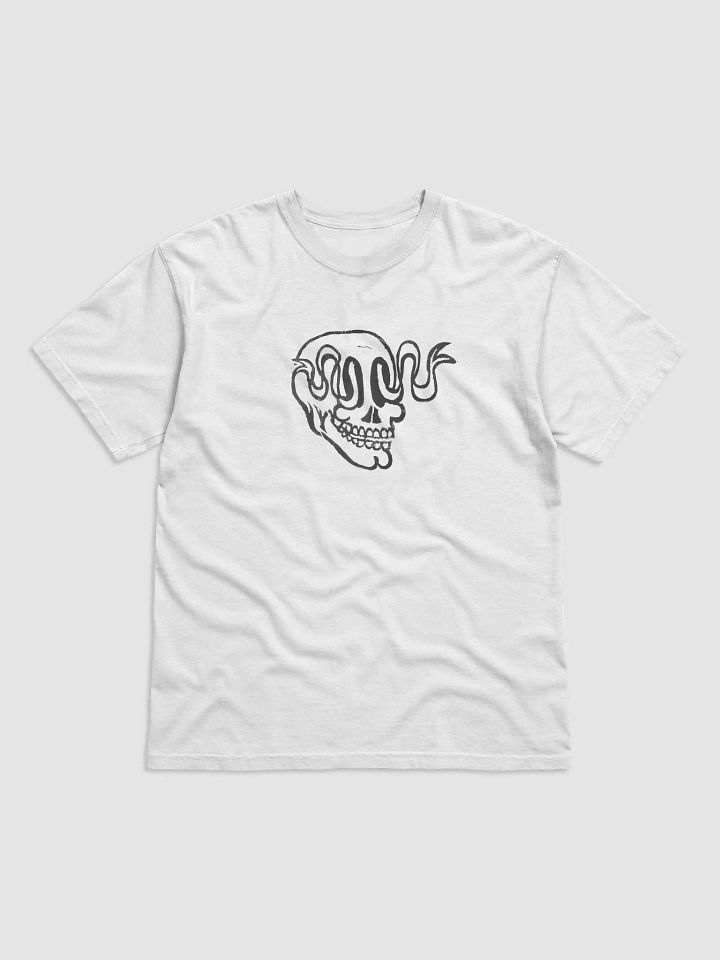 Chill Hand-Cut Lithograph Heavyweight Tee b/w product image (1)