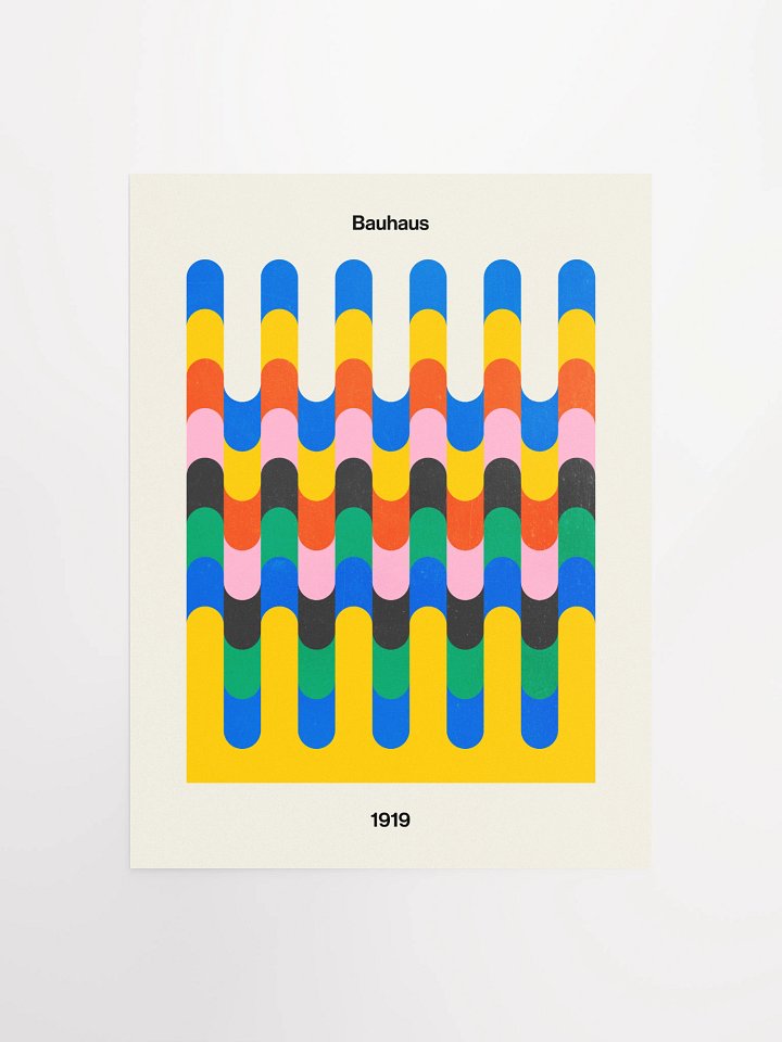 Alignment: Bauhaus 1919 Exhibition 04 Poster Art Print product image (1)