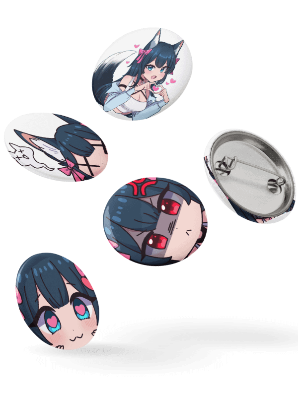 Blue Fox Badges - Pack 2 product image (5)