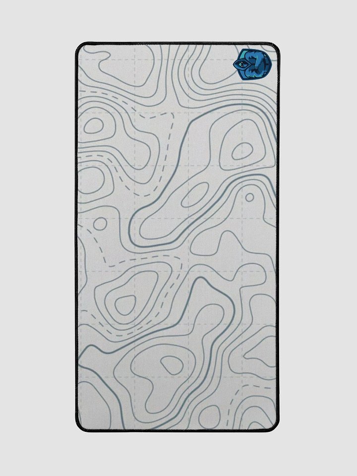 Moein'sDigitalDomain white topo mouse pad product image (2)