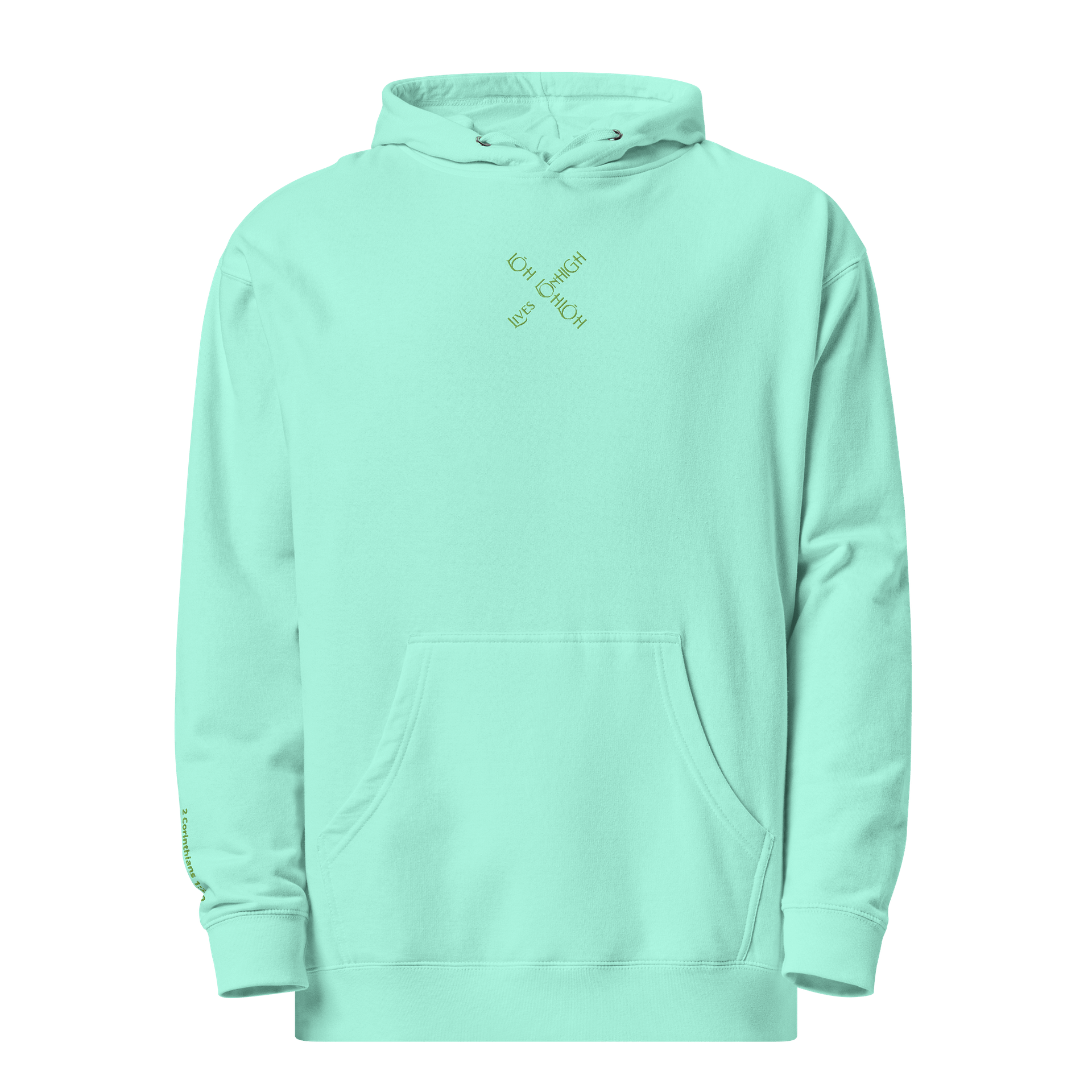 The Lives On HIGH | YTG STEALTH | UNISEX Hoodie | Mint green product image (1)