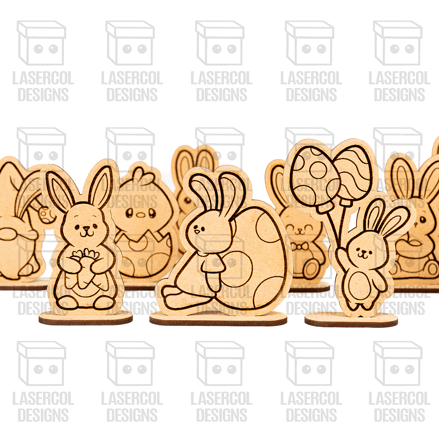 Easter Cutouts With Base Set 5 - Laser Cut Files product image (3)