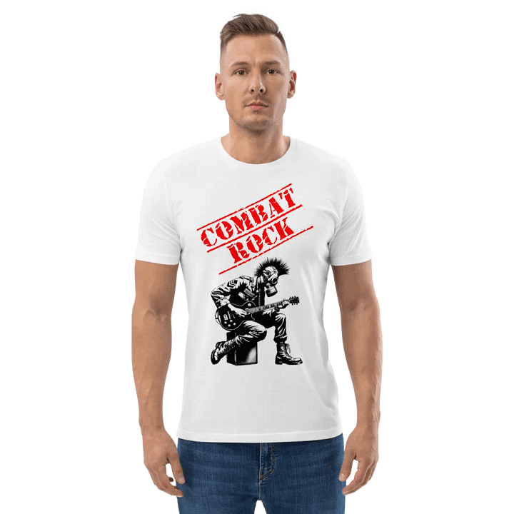 COMBAT ROCK PUNK GUITAR PLAYER SHIRT 2 product image (2)