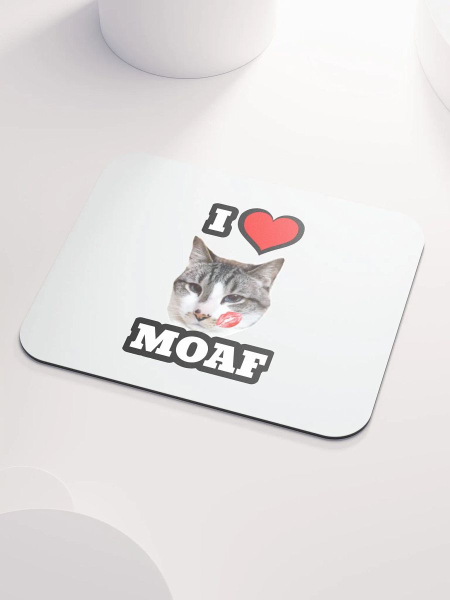 I ❤️ Moaf Mouse Pad product image (3)