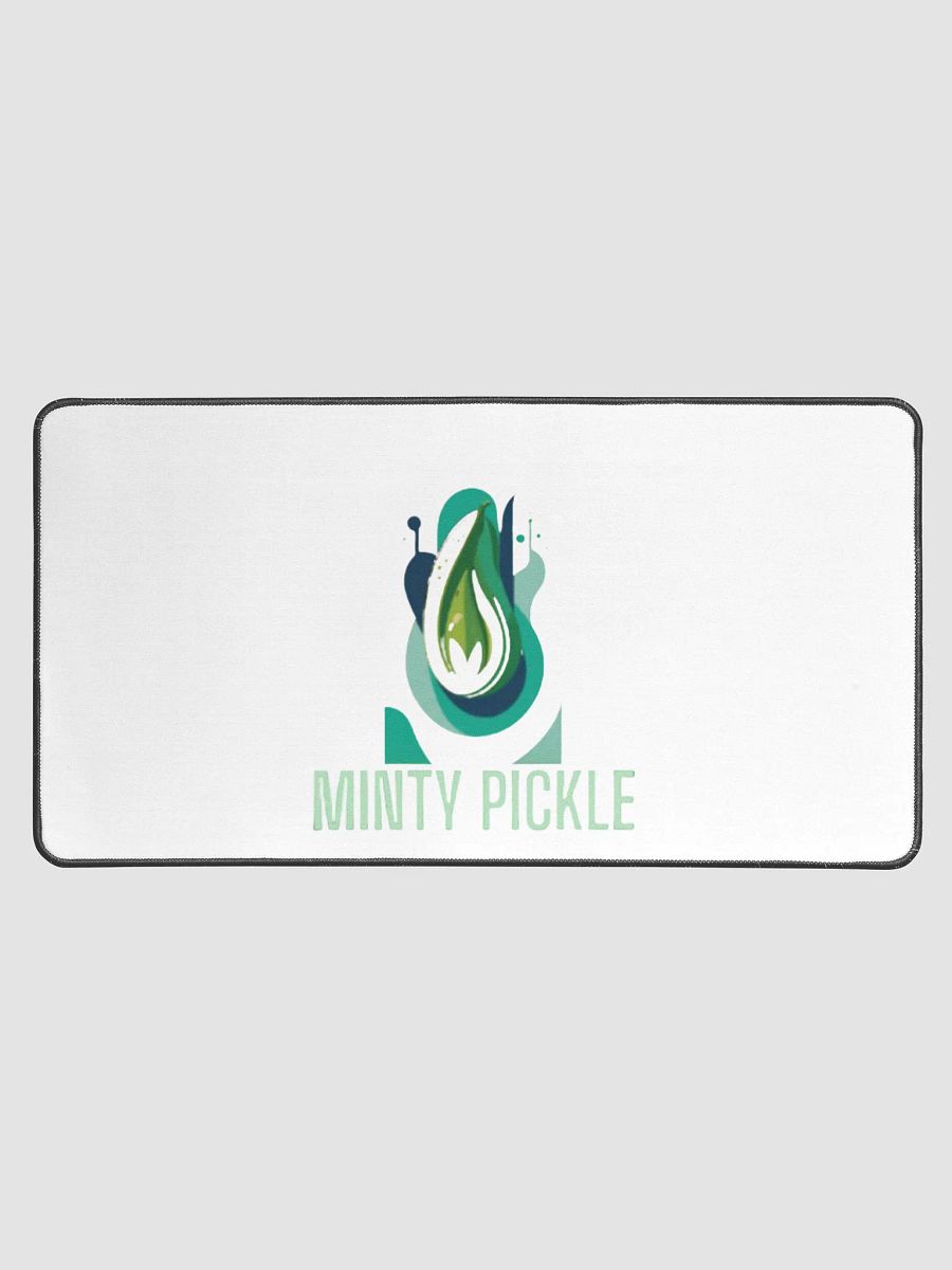 Mintypickle White Desk Mat product image (1)