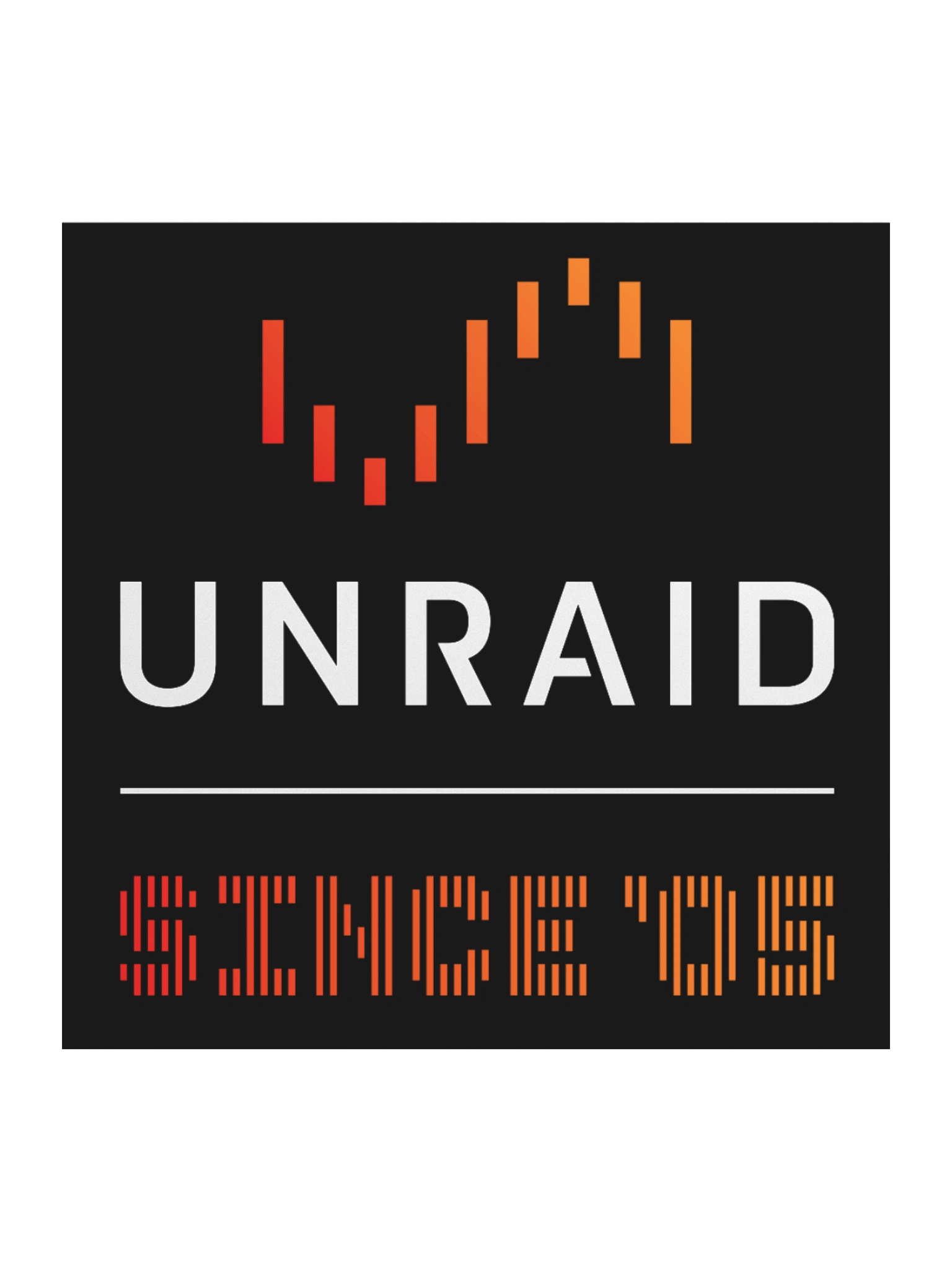 Unraid Since '05 Legacy Stickers product image (1)