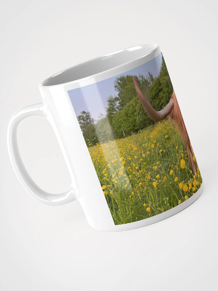 Highland Cattle Cow Flower Mug product image (8)
