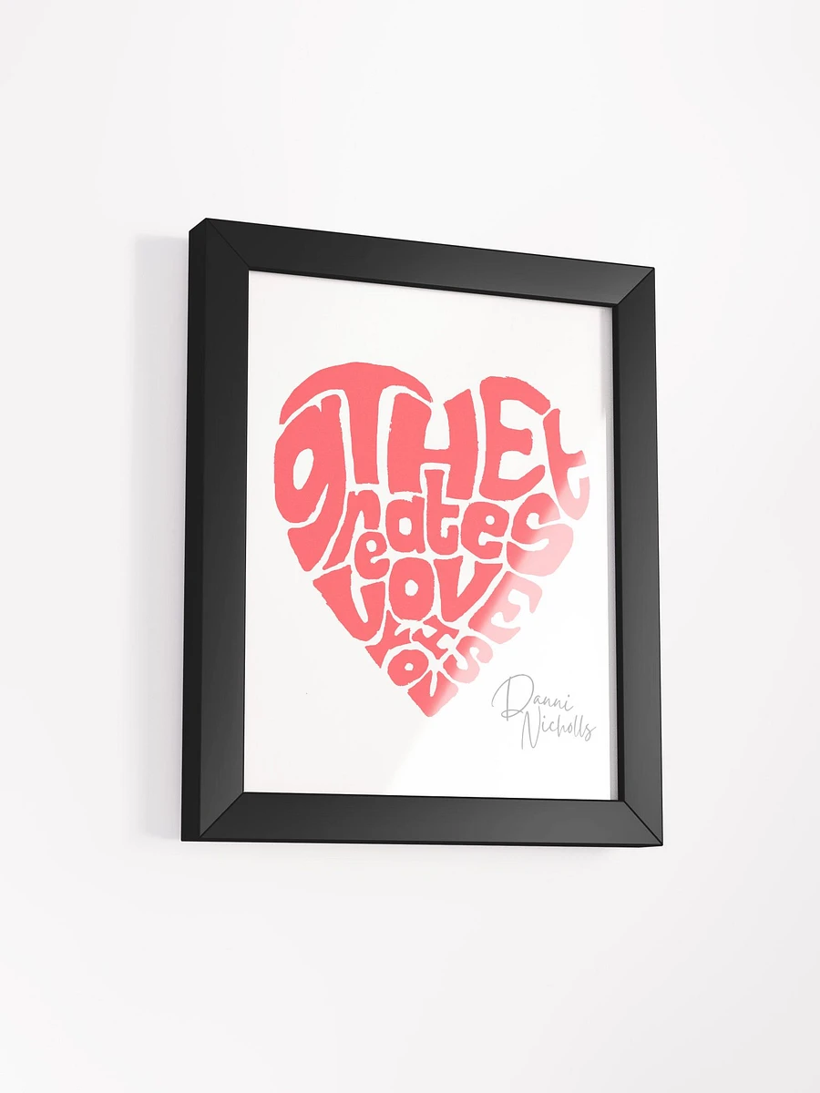 Framed Lyric Heart Poster product image (2)