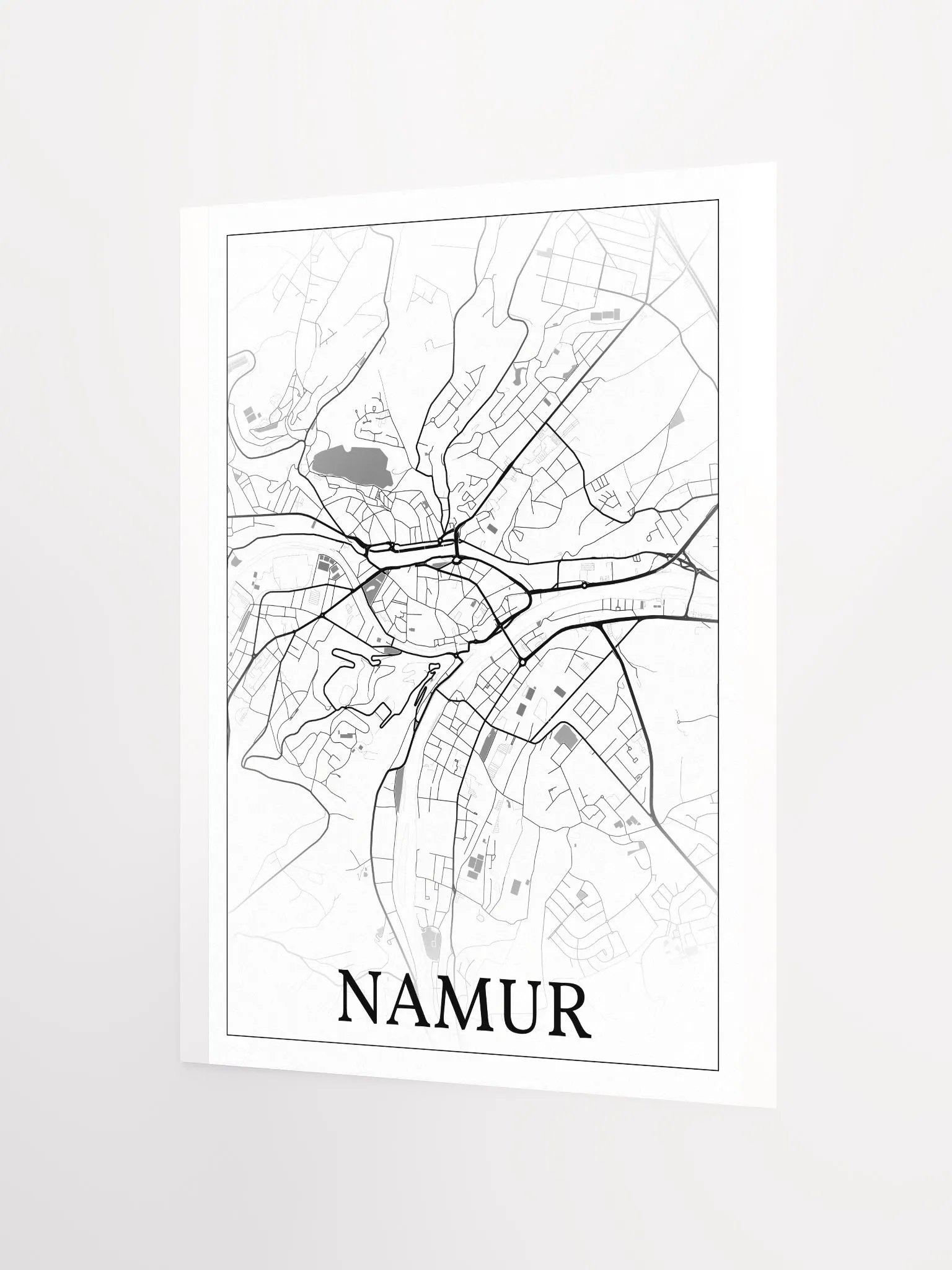 Namur, Belgium, city map print product image (6)