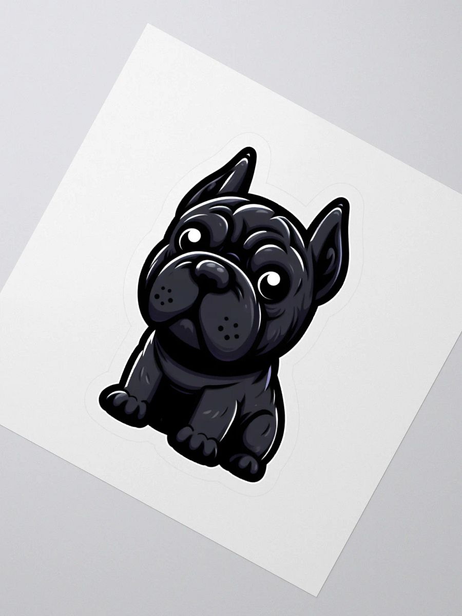 Black Cane Corso with Toys Sticker – Cute and Fun Dog Lover Decal product image (2)