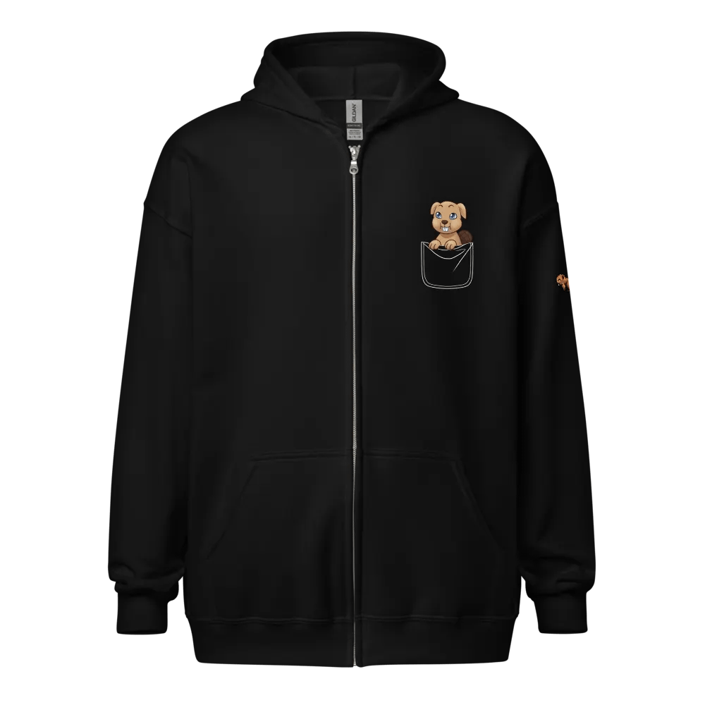 Pocket Beaver Zip Hoodie product image (1)