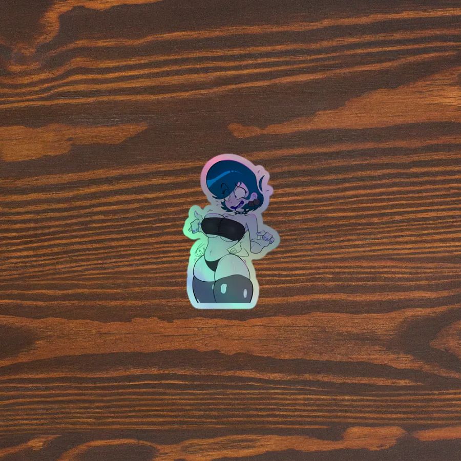 Goth C4ndy Bikini Sticker Holographic product image (5)